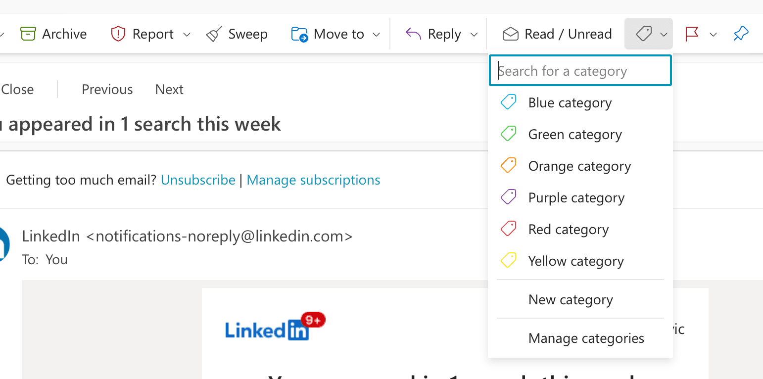 Source: Outlook screenshot