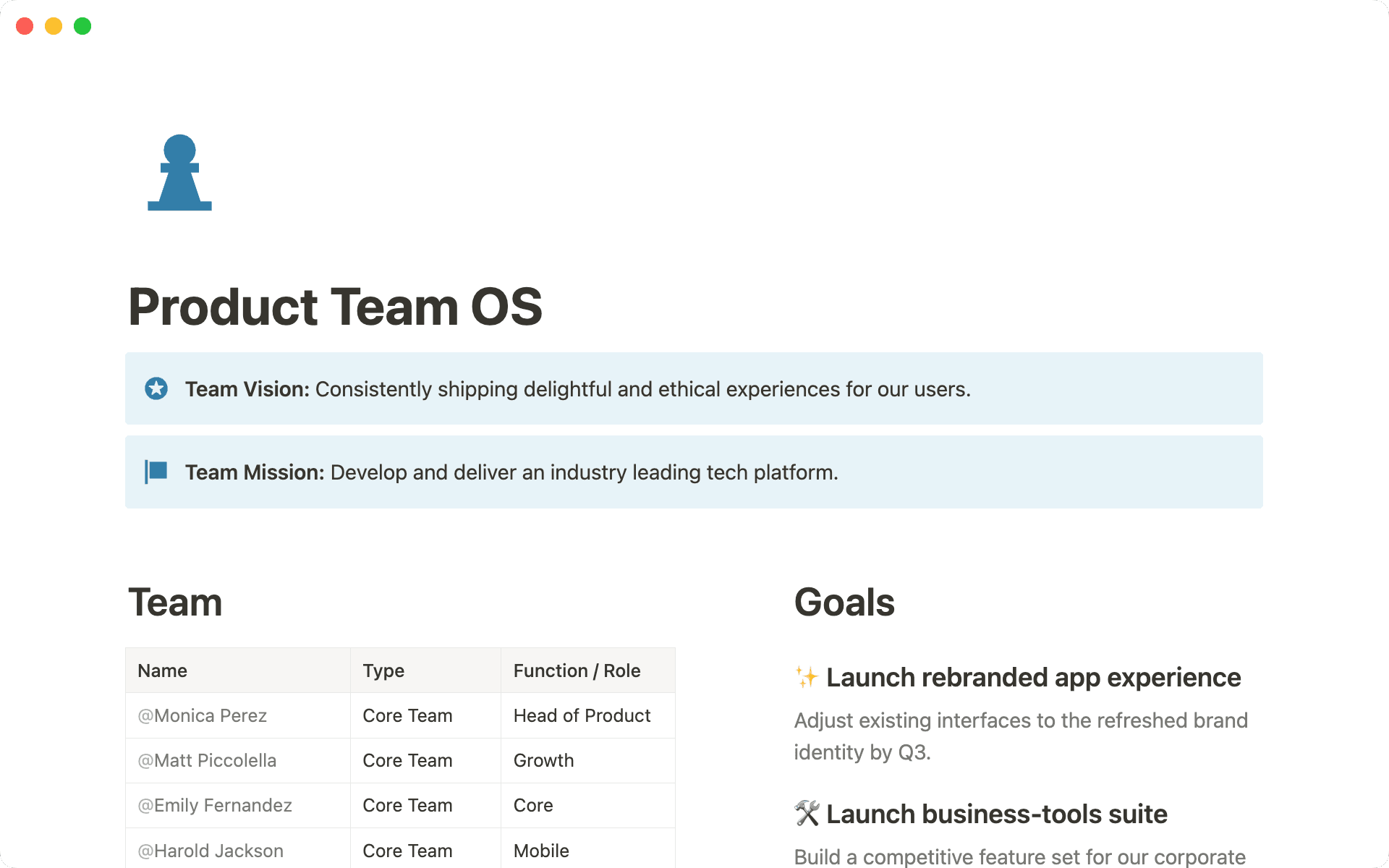 팀 홈을 사용해 팀의 핵심 정보를 다양한 협업 파트너와 공유하세요.
