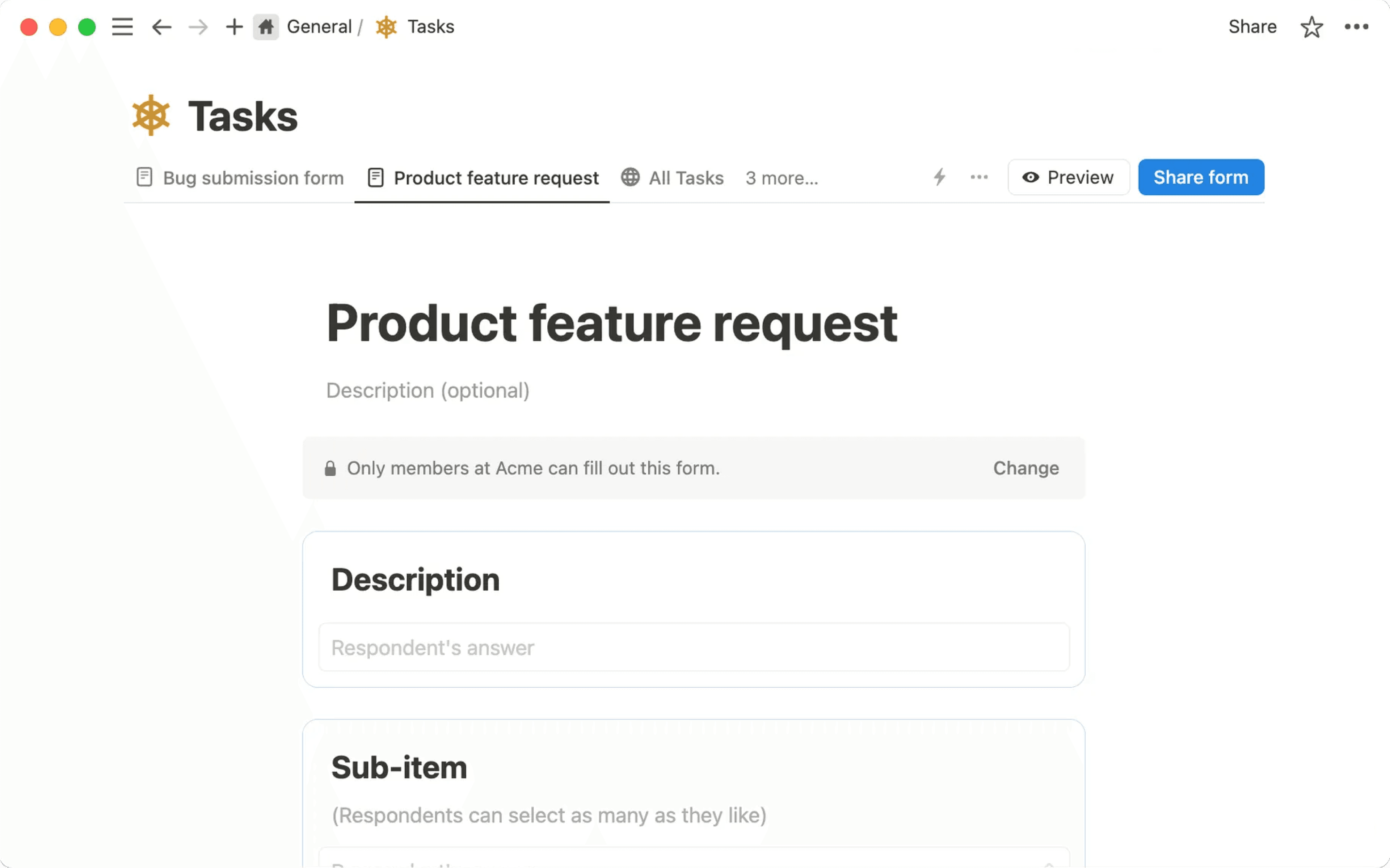 ca: creador de formularios