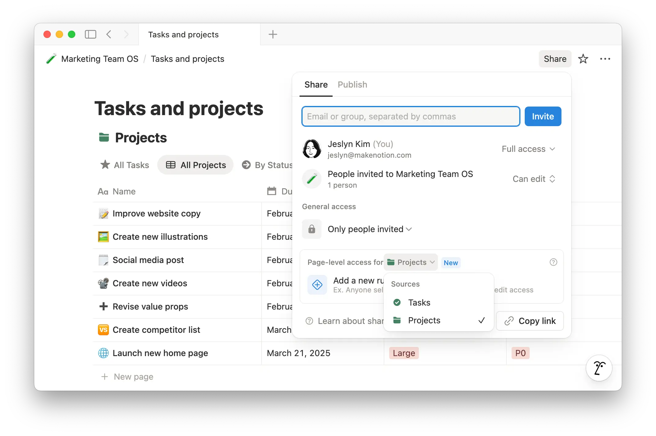 hc: Datenquelle für Zugriffsregel auf Seitenebene auswählen