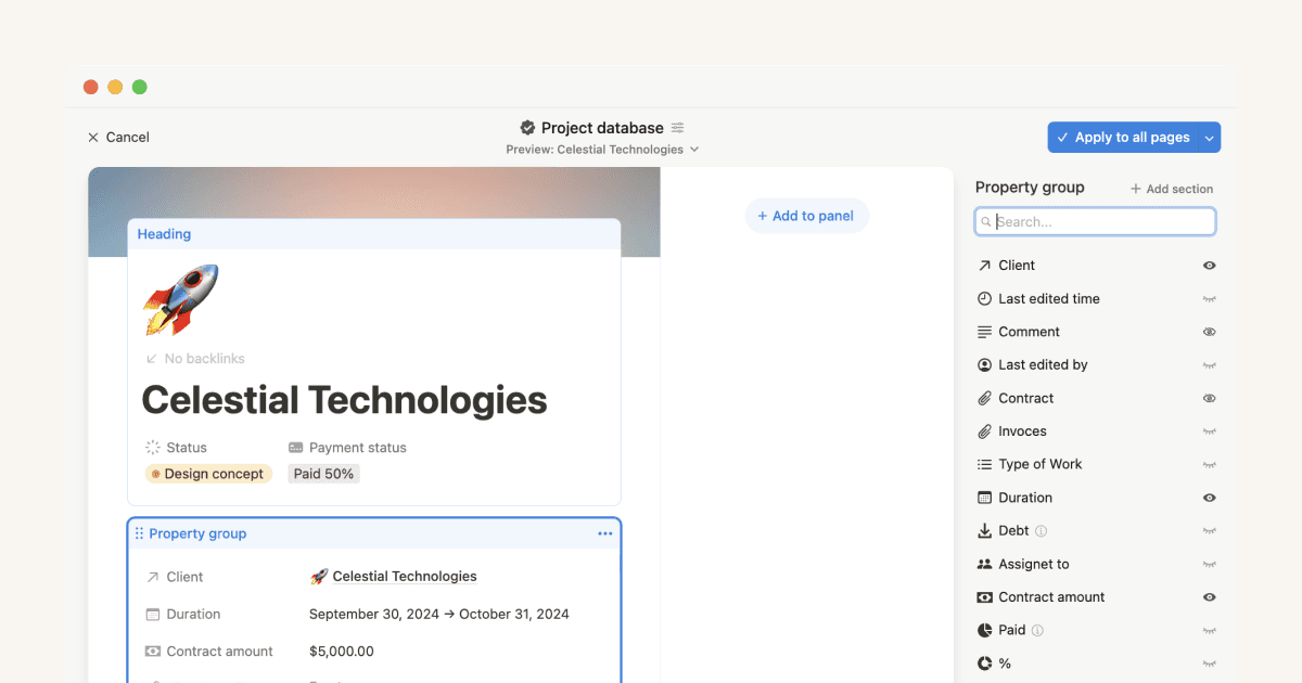 カスタマイズ可能なレイアウトで、よりニーズに沿ったワークフローを構築