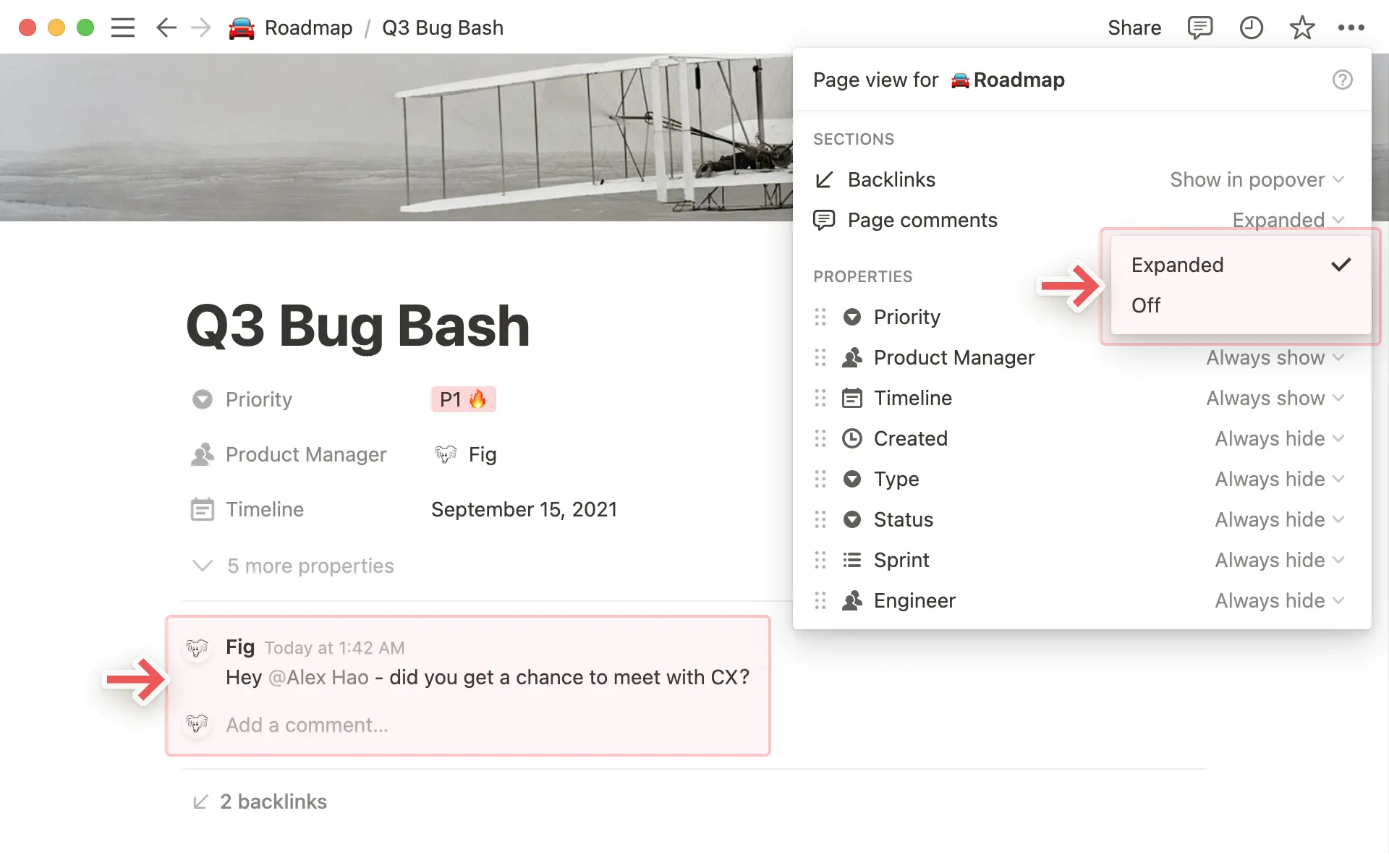 データベースコメントのカスタマイズ