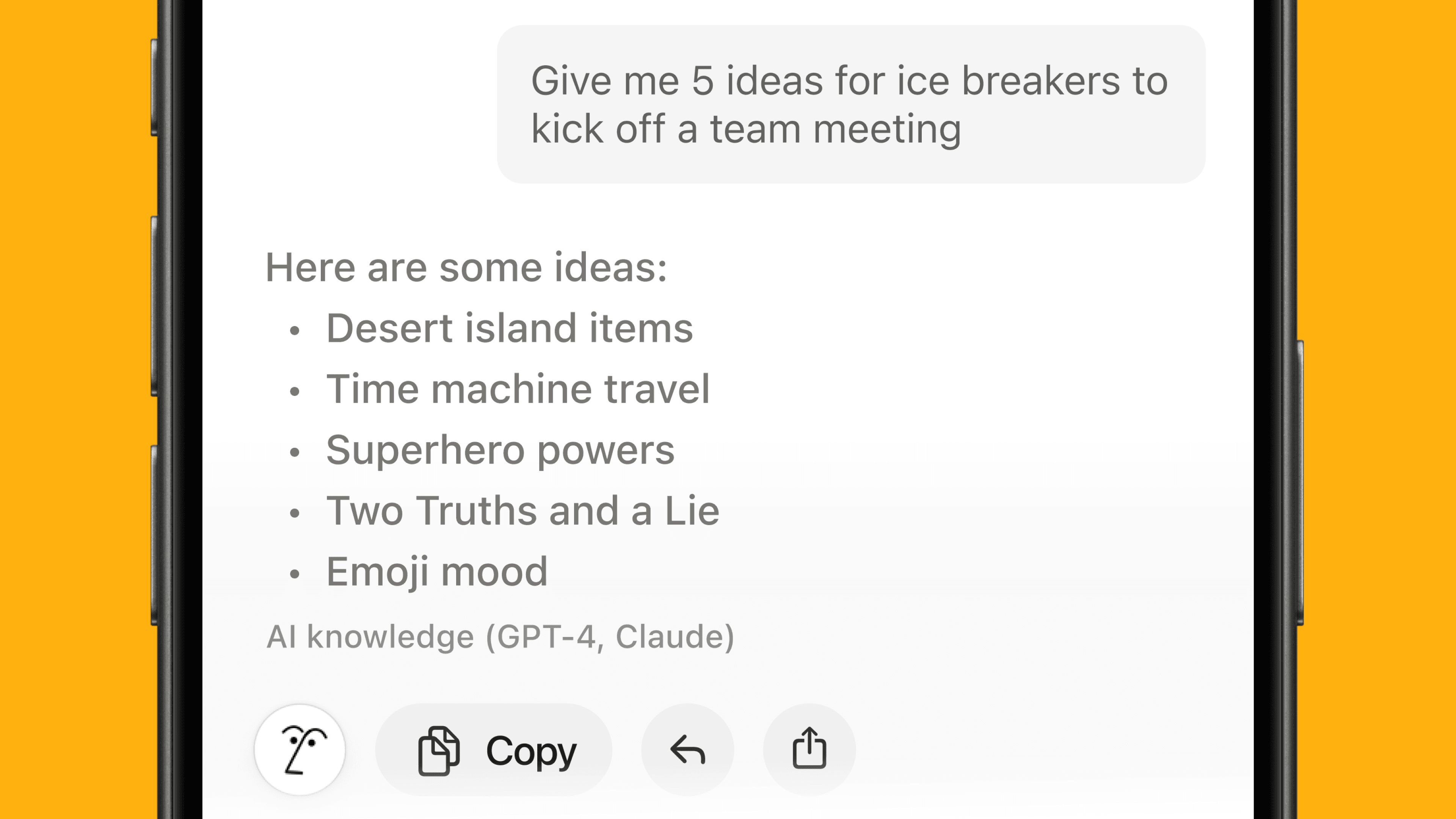 Chatea sobre lo que quieras