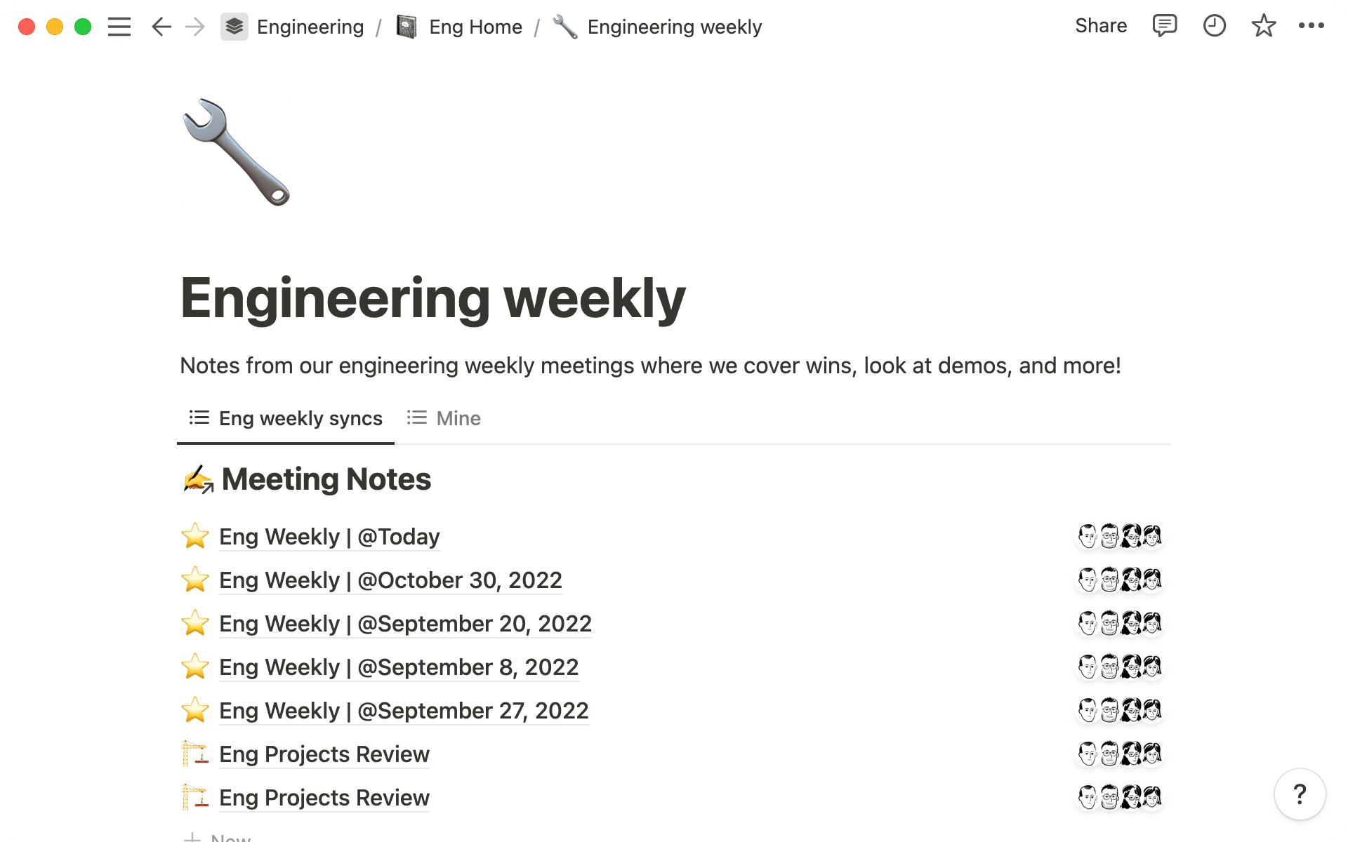 Repeating tasks hero