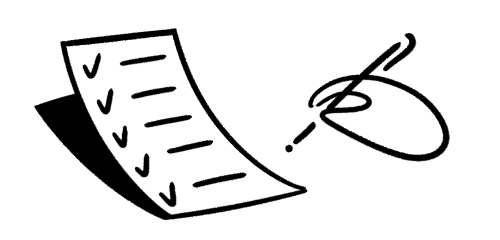 Illustration of a checklist