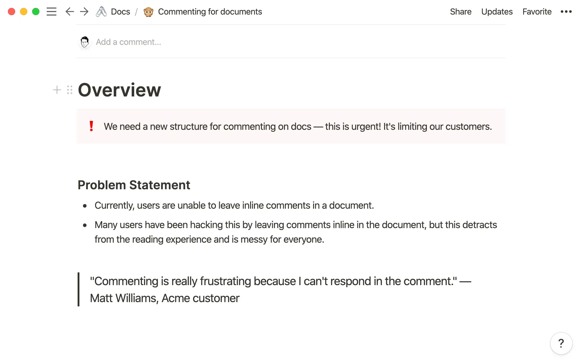 Los destacados y las citas aportan carácter a tus páginas de Notion y te permiten resaltar determinados bloques de texto.