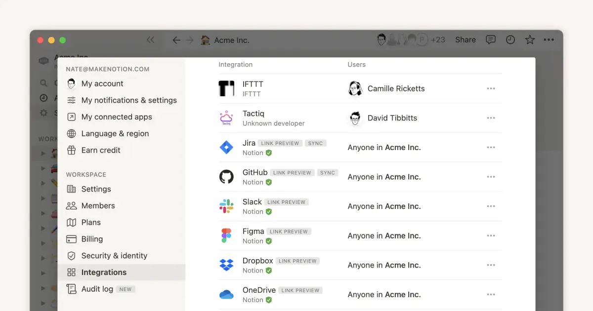 会社のツールのエコシステムでNotionはどこにフィットするか?