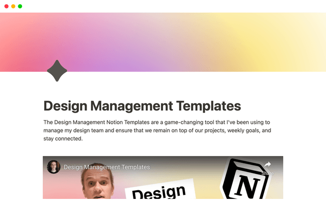 Design Management Templates